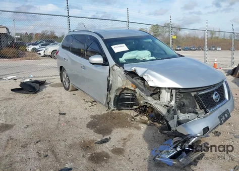 2015 Nissan Pathfinder Sl z USA, uszkodzony, nr VIN 5N1AR2MM2FC614943